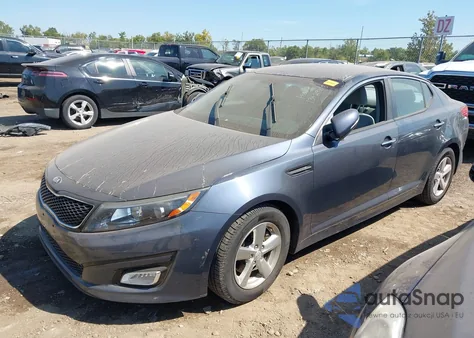 2015 Kia Optima Lx z USA, uszkodzony, nr VIN 5XXGM4A78FG485808